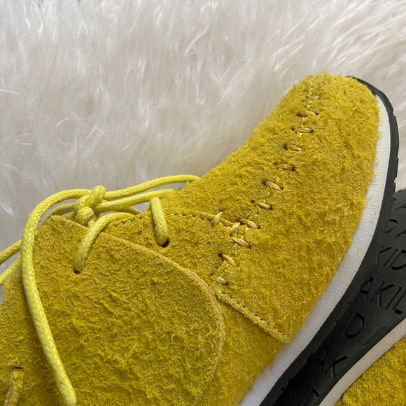 akid brand kids yellow suede sneaker boot boys shoe leather chukka moccasin 12 - Picture 7 of 12